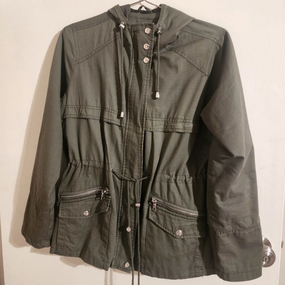 Urban Retro Army Green Utility Jacket